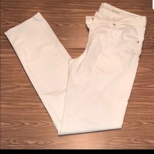 7 for Mankind White Slimmy